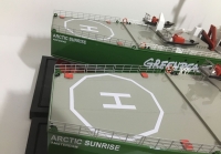custom made model of Arctic Research boat